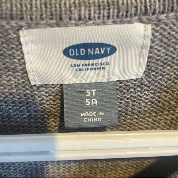 Old Navy • Grey Toddler Knit Shirt - Picture 3 of 3